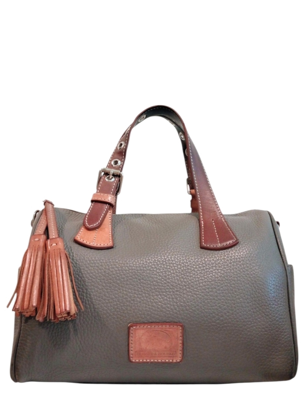 Dooney & Bourke Patterson Pebbled Leather Small Kendra Satchel